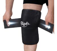 Hilph - Manguito refrescante para rodilla, con cierres de velcro, almohadillas de refrigeración flexibles calientes/frías, 360 grados, para alivio después de la cirugía de reemplazo