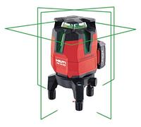 HILTI 2152385 Láser de múltiples 4 líneas para instalaciones de fontanería, nivelaciones, alineaciones y cálculo de escuadras, Negro/Rojo