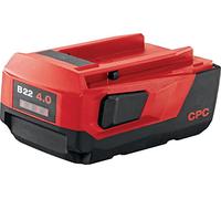 Hilti 2183180 Batería B 22/4.0 de Ion Litio (Compatible con Herramientas de 18V y 22V y Cargadores C4/36. Rápido Tiempo de Carga 41 min. Compacta, Alta Potencia con Carcasa Reforzada. Peso:0.69 kg)