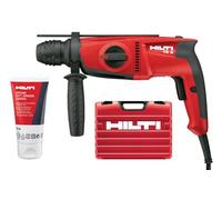 Hilti 228080 Martillo perforador compacto TE 2 230V (650 W, 1.8 J, SDS Plus, Tareas de perforación con 2 modos: con y sin percusión. Peso: 2,7 kg. Incluye maletín)