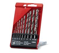 Hilti 405312 Juego de 10 brocas helicoidales HSS para metal (2-8 mm. Accesorios para taladro atornillador)