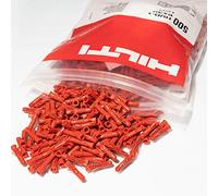 Hilti Anclajes HUD 1 & 2 de todos los tamaños seleccionables (5mm-12mm) Anclajes universales Paquetes grandes de fijación (500 piezas HUD 6x30)