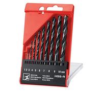 Hilti HSS - Juego de brocas de acero (1-10 mm)