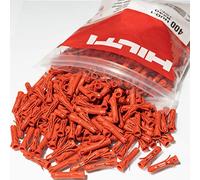 Hilti Tacos HUD 1 y 2 en todos los tamaños a elegir (5 mm - 12 mm), paquete grande (400 unidades HUD-2 8 x 40)