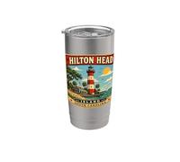 Hilton Head Island Carolina Carolina Hilton Head Island Lover Vaso térmico de acero inoxidable de doble pared