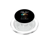 Hilton Head Island Carolina del Sur Coloridas Palmeras Retro PopSockets PopGrip para MagSafe