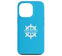Hilton Head Island South Carolina Ship Wheel Carcasa para iPhone 13 Pro