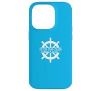 Hilton Head Island South Carolina Ship Wheel Carcasa para iPhone 14 Pro