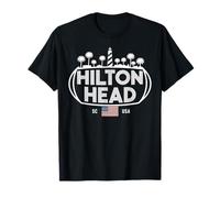 Hilton Head South Carolina - Recuerdo de Faro Vintage Camiseta