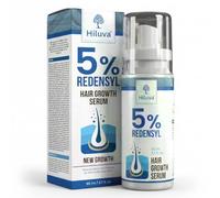 Hiluva 5% Redensyl Serum para el crecimiento del cabello, 80 ml, alta dosis de remedio para el crecimiento del cabello contra la caída del cabello, suero para el cuero cabelludo para un crecimiento