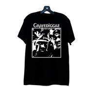 HILVSZXA Gravediggaz Band T-Shirt Unisex S-5XL Black 3XL