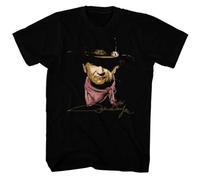 HILVSZXA John Wayne Adult T-Shirt Black 3XL