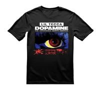 HILVSZXA Lil Tecca Dopamine “The Experience North America” Tour T Shirt S-5XL 2025 Black S