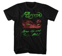 HILVSZXA Poison Open Up Black Adult T-Shirt Black M