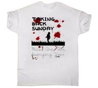 HILVSZXA Taking Back Sunday Mics Are For Swinging Tour T Shirt Full Size S-5XL Black L