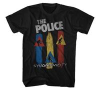 HILVSZXA The Police Synchronicity Adult T-Shirt Black L