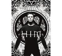 HIM - Heart Rock bandera Original HIM nórdico póster, Tela, Multicolor, 110 x 75 x 0.1 cm