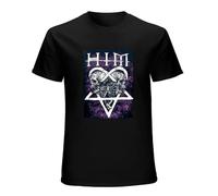 Him Skeleton Heart Girls Juniors Gothic Rock Funny Gift For Men Unisex T-Shirt Black M