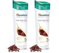 Himalaya Anti-Hair Fall Shampoo met de goede eigenschappen van ricinusolie en cafeïne, voedt het haar, vermindert haaruitval, 400 ml (Paquete de 2)