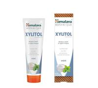 Himalaya Botanique Pasta de Dientes con Xilitol, fórmula de menta sin flúor que ayuda a reducir la placa y eliminar manchas superficiales, sin SLS, vegana, 113 g
