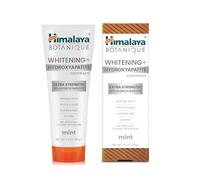Himalaya Botanique Whitening+ Hydroxyapatite Toothpaste, 10% Hydroxyapatite (HA), Mint, Fluoride-Free, Remineralisation from Day 7, Vegan, Gluten-Free, 85 g