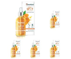 Himalaya Dark Spot Clearing Curcuma Face Serum, Reduce visiblemente las manchas oscuras en 1 semana, 30ml (Paquete de 5)