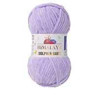 Himalaya Dolphin Baby - 1 Paquete/Madeja de 3.5 Onzas, 120 Mt/132 Yardas - Hilo Súper Voluminoso de Terciopelo Para Mantas, Tejer y Amigurumi - 80305