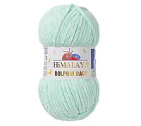 Himalaya Dolphin Baby - 1 Paquete/Madeja de 3.5 Onzas, 120 Mt/132 Yardas - Hilo Súper Voluminoso de Terciopelo Para Mantas, Tejer y Amigurumi - 80307