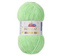 Himalaya Dolphin Baby - 1 Paquete/Madeja de 3.5 Onzas, 120 Mt/132 Yardas - Hilo Súper Voluminoso de Terciopelo Para Mantas, Tejer y Amigurumi - 80350