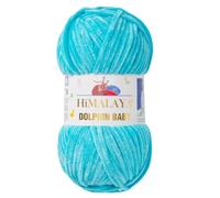 Himalaya Dolphin Baby 80315 - Ovillo de lana para tejer a mano, color turquesa