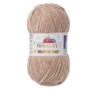 Himalaya Dolphin Baby Super Gruesa - 1 Ovillo/Madeja, 100 g/3.5 oz, 120 m/132 yardas - Manta, Terciopelo, Tejido, Amigurumi, Lana para Bebé 80317
