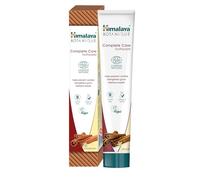 Himalaya Ecocert Cosmos Natural Certificación Pasta de dientes a base de hierbas Himalaya Botanique Complete Care con Activos Orgánicos, sabor a canela, combate la placa, sin flúor, 75 ml