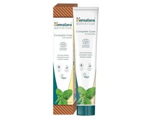 Himalaya Ecocert Cosmos Natural certificación Pasta de dientes a base de hierbas Himalaya Botanique Complete Care con Activos Orgánicos, sabor a menta, combate la placa, refresca el aliento, 75 ml