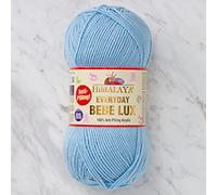 Himalaya Everyday Bebe Lux%100 - Ovillo de hilo acrílico Dk & Light Worsted antibolitas, 1 madeja de 250 m, 100 g y estándares Oeko-TEX 410