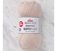 Himalaya Everyday Super Lux 100% Antipilling Acrílico Worsted-Aran Hilados 1 madeja 100 g 250 m, peso del hilo 4 - mediano, color 3
