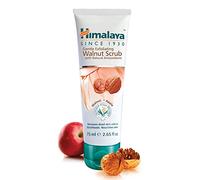 Himalaya Gentle Exfoliating Walnut Scrub Exfoliates Dead Skin, Unclogs Pores, Keeps Skin Nourished and Supple, Fortified with Walnuts and Wheat Germ for Clear, Radiant Skin - 75ml