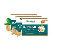Himalaya Herbal Healthcare Koflet-H Lozenges | Ginger Flavoured | Relieves Cough, tonsillitis | Loaded with anti-allergic, antimicrobial and immune-resistance properties