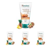 Himalaya Herbals Smoothing Foot Scrub Goodness of Walnut, Coconut, Pineapple and Aloe Vera- 150ml (Paquete de 4)