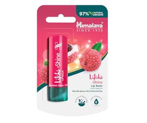 Himalaya Litchi Shine Bálsamo Labial para Labios Brillantes, Suaves y Flexibles, Rico en Vitamina E y Antioxidantes, 4,5g, Paquete de 1 (Individual), Litchi Shine 4.5g