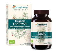 Himalaya Organic Shatavari 60 comprimidos, apoyo a la menopausia, equilibrio femenino, salud y vitalidad femenina, orgánico, vegano, ayurvédico