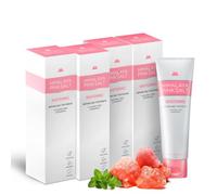 HIMALAYA PINKSALT Natural Whitening Pasta dentífrica, 100 ml, 4 unidades, pasta de dientes libre de fluoruros I Pasta dental natural para los dientes I Cuidado de la salud de las encías I Remover