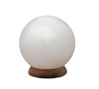 Himalaya Salt Dreams 4041678002886 Iluminado de Sal Planet Blanco Line, Incluye eléctricos y Bombilla