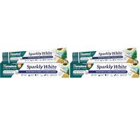 Himalaya Sparkly White, Pasta de Dientes Natural con Efecto Blanqueador - 75 ml (Paquete de 2)