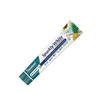 Himalaya Herbals Sparkly White Herbal Vegetarian Toothpaste for whitening teeth with advanced plague removal|Anti-inflammatory 12-Hour Germ Protection- 75ml