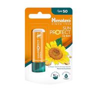 Himalaya Sun Protect Balsamo per labbra con SPF 50 e protezione dai raggi UVA, protegge le labbra dai danni del sole, 4,5g, Confezione da 1, Sun Protect 4.5g, Confezione singola