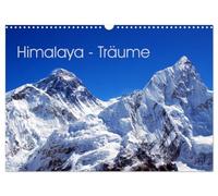 Himalaya - Träume (Wandkalender 2026 DIN A3 quer), CALVENDO Monatskalender: Die höchsten Gipfel der Erde erleben Sie auf beeindruckende Art und Weise im wunderschönen Nepal.