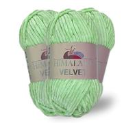 Himalaya Velvet, 3 madejas de 100% poliéster para tejer, ganchillo, felpilla, para ropa, mantas de bebé, cada madeja de 100 g, 120 m (90007)