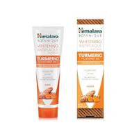 Himalaya Whitening Antiplaque Toothpaste with Turmeric + Coconut Oil for Brighter Teeth, 113 g