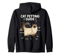 Himalayan Cat Petting Guide Funny Cat Lover Sudadera con Capucha