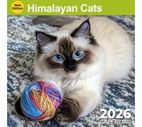 Himalayan Cats Calendar 2026: A year of exotic charm and mountain feline beauty | Kalender Calendario Calendrier